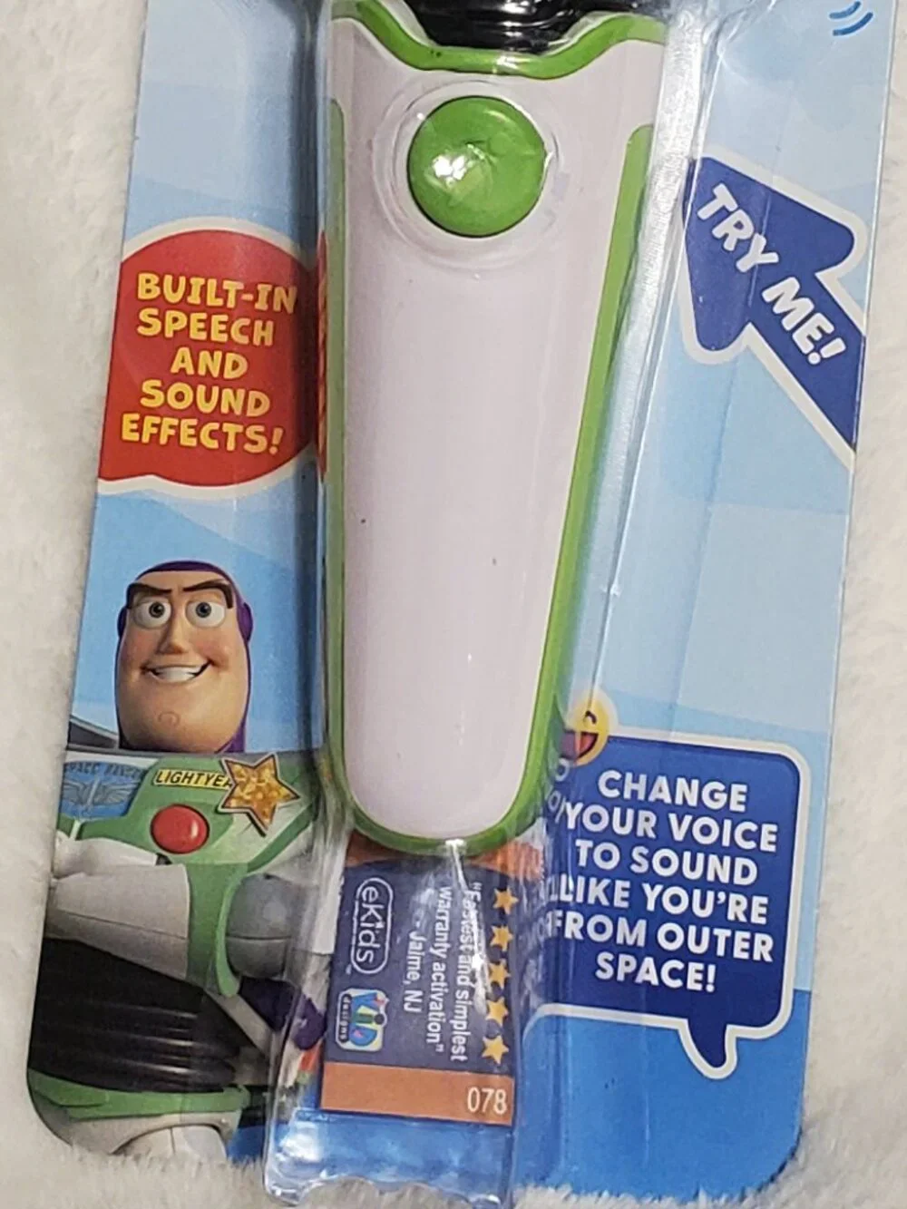 Toy Story 5 Voice Changing Microphone with Pop Out Wings!  Brand New! Great Gift